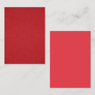 Textured Tomato Red Business Card Back – Customise