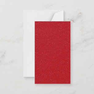 Textured Tomato Red Flat Note Card – Customisable