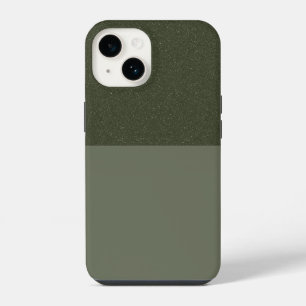 Textured Top Moss Green iPhone 14 Case – Customise