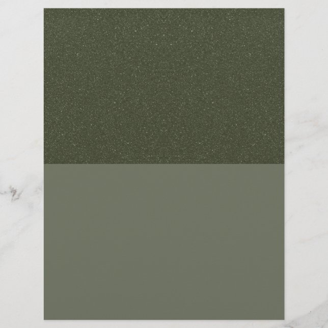 Textured Top Moss Green Letterhead – Customisable (Front)