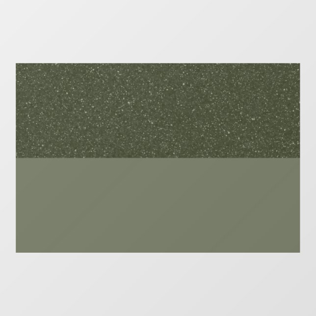 Textured Top Moss Green Window Cling – Customise (Sheet)
