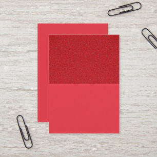 Textured Top Tomato Red Business Card – Customise