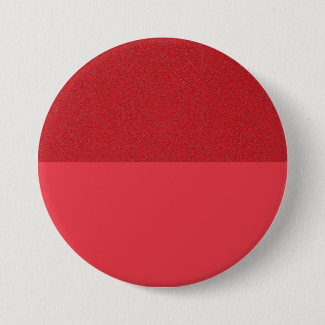 Textured Top Tomato Red Button – Customisable (Front)