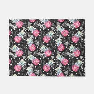 Textured Triangle Pineapple Pattern Doormat