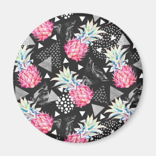 Textured Triangle Pineapple Pattern Magnet