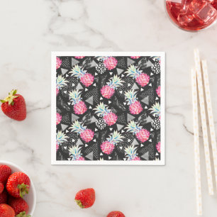 Textured Triangle Pineapple Pattern Napkin