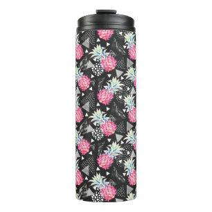 Textured Triangle Pineapple Pattern Thermal Tumbler