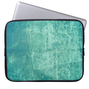 Textured vintage stripped blue wall. Background of Laptop Sleeve