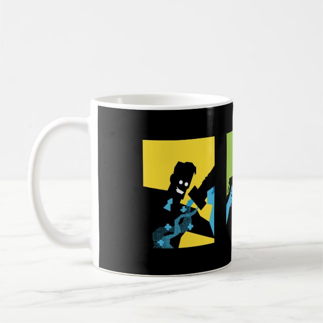 TF2 BLU medic triptych mug (Left)