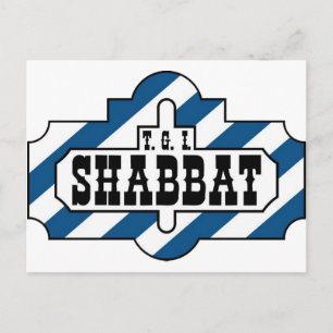 TGI SHABBAT POSTCARD