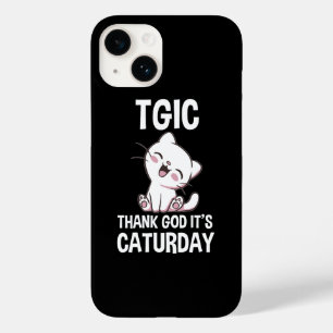 TGIC Thank God It's Caturday Case-Mate iPhone 14 Case