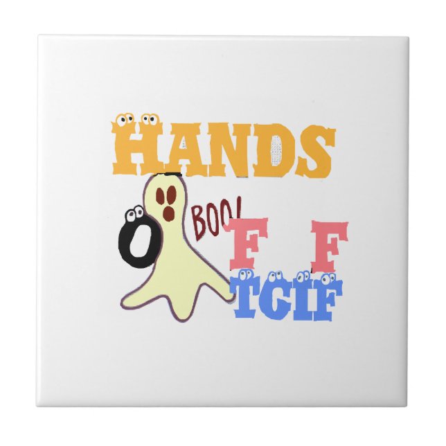 TGIF fRIDAY COLORS.png Ceramic Tile (Front)