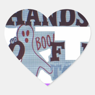TGIF Hakuna Matata Hands Off Boo Funny Face Heart Sticker