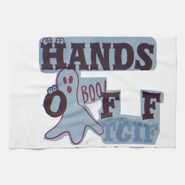TGIF Hakuna Matata Hands Off Boo Funny Face Tea Towel (Horizontal)