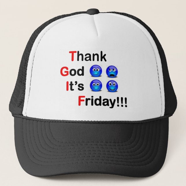 TGIF TRUCKER HAT (Front)