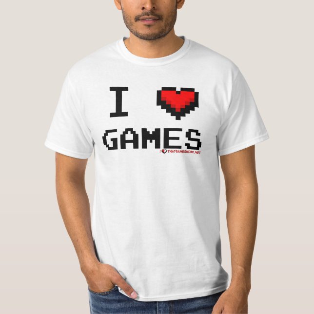 TGS I Heart Games Tee (Front)