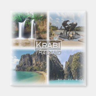 TH0035 Asia, Thailand, Krabi, Fridge  Magnet