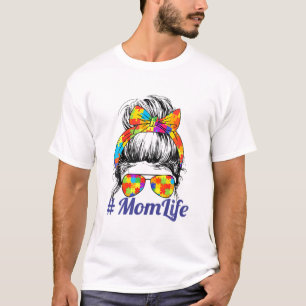 Th Autistic Autism Awareness Mum Life Women Mother T-Shirt