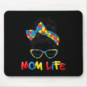 Th Autistic Autism Awareness Mum-life Women Mum Gi Mouse Pad