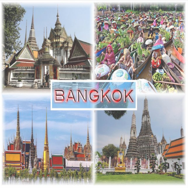 TH Bangkok - Wat Pho - Floating Market - Gran Pala (Front)