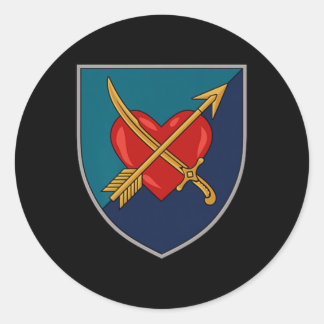 &#; th Coastal Defense Brigade (ukraine) V2 Ukrain Classic Round Sticker