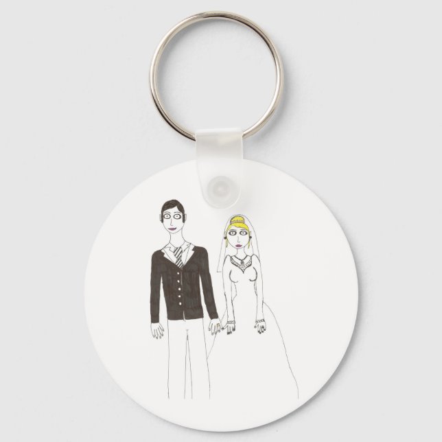Th creepy wedding 2 key ring (Front)