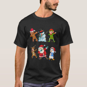 Th Funny Dabbing Santa Collect Merry Christmas Cos T-Shirt