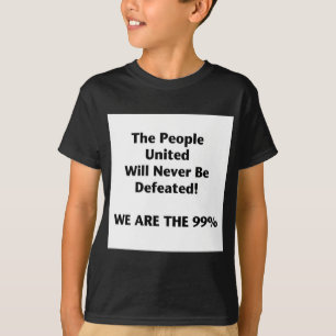 Th People United Will Never Be Defeated T-Shirt