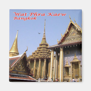 TH - Thailand Wat Phra Kaew Sacred Buddhist temple Magnet