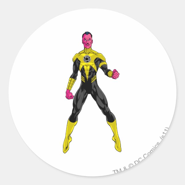 Thaal Sinestro 4 Classic Round Sticker (Front)