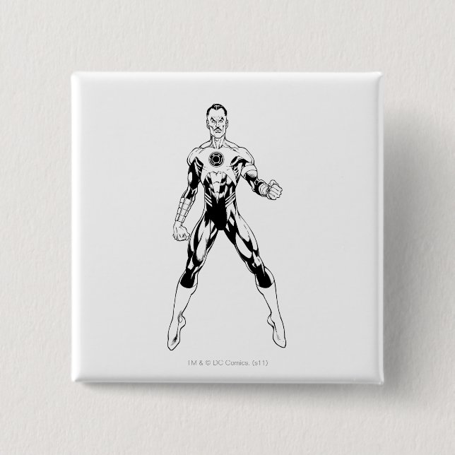 Thaal Sinestro 6 15 Cm Square Badge (Front)