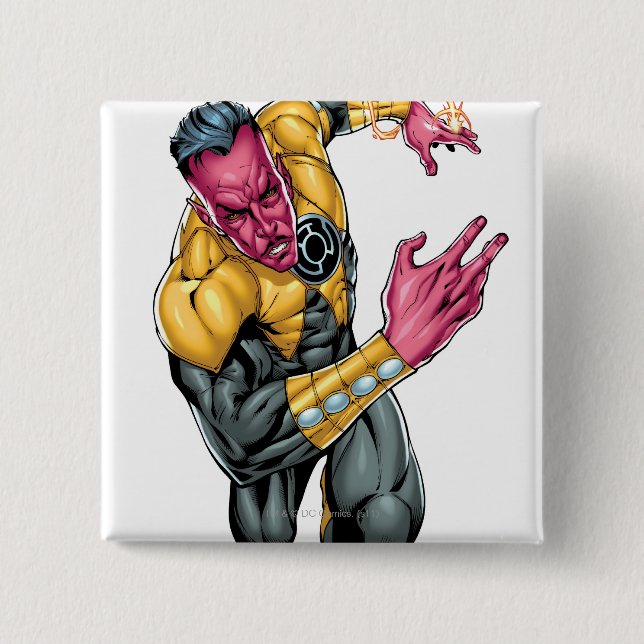 Thaal Sinestro 8 15 Cm Square Badge (Front)