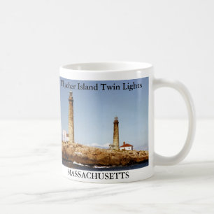 Thacher Island Twin Lights, Massachusetts Mug