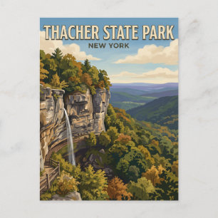Thacher State Park Voorheesville Postcard