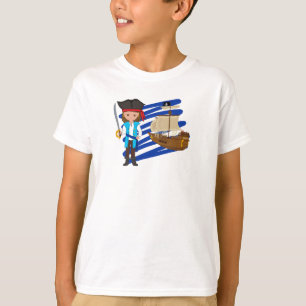 Thaddeus and His Ship -Boys T-shirt