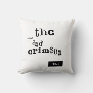 thaddeus & crimson cushion