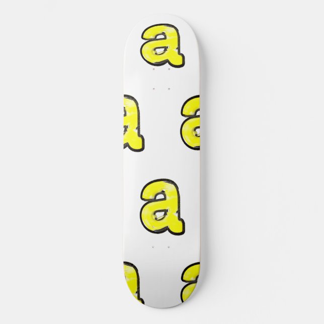 Thaddeus & Crimson/THCBand's THCA "a" Skateboard (Front)