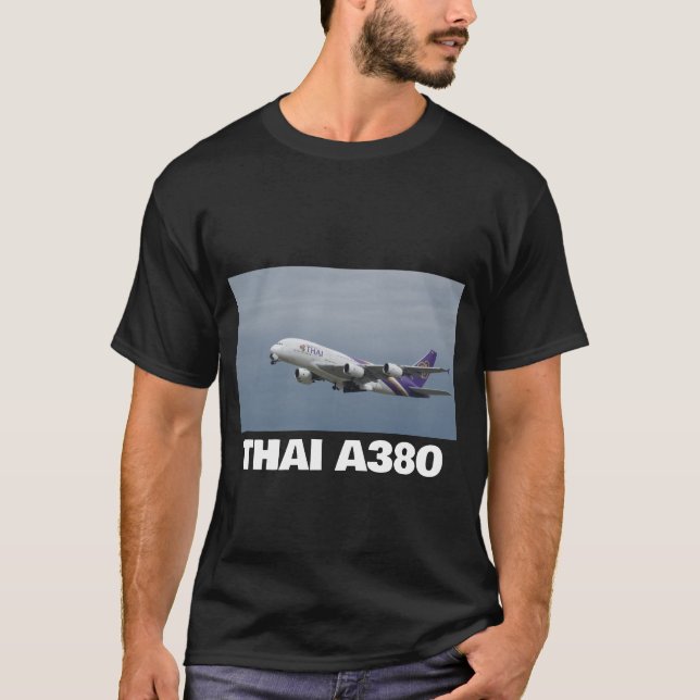 Thai Airlines Airbus A380 T-Shirt (Front)