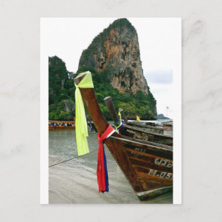Thai Boats Postcard