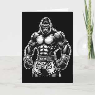 Thai Boxing And Kickboxing - Muay Thai Gorilla Card