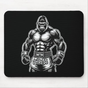 Thai Boxing And Kickboxing - Muay Thai Gorilla  Mouse Pad