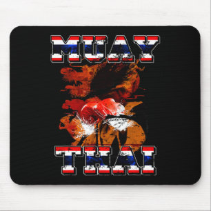 Thai Boxing Fighter Gift Thailand Muay Thai Art Ki Mouse Pad