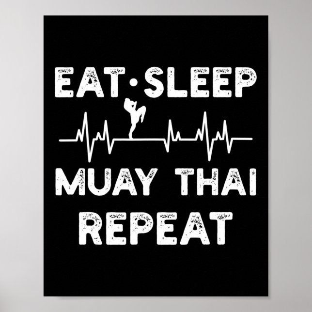 Thai Boxing Muay Thai Kickboxing _1  Poster (Front)