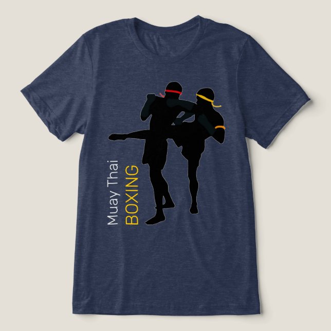 Thai Boxing Tri-Blend Shirt (Design Front)