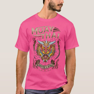 Thai Boxing Warrior'S Heart Muay Thai And Lion Dem T-Shirt
