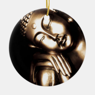 Thai Buddha Wisdom. Ceramic Tree Decoration