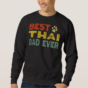 Thai Cat Dad Owner Breeder  Kitten Sweatshirt
