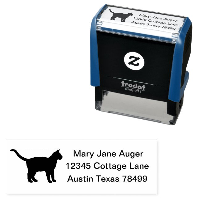 Thai Cat Personalised  Self-inking Stamp (In Situ)