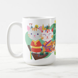 Thai Culture Cats Land of Smiles Heritage Gift Coffee Mug