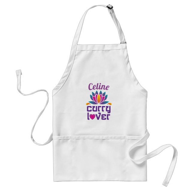Thai Curry Lover Colourful Asian Inspired Standard Apron (Front)